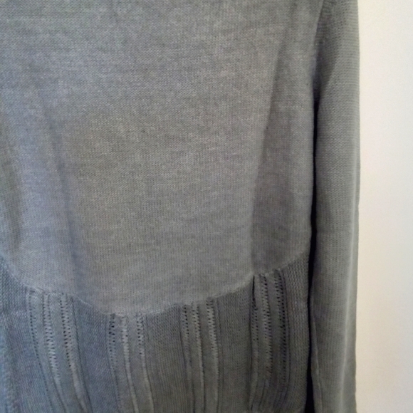 Kismet Roll Neck Tunic Sweater with Pointelle Detailing - Picture 3 of 15